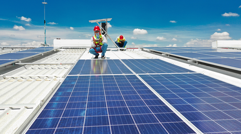 limpieza panel solar