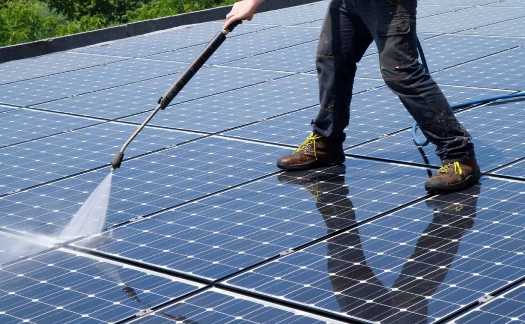limpieza paneles solares