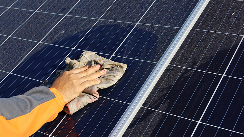 paneles solares limpieza gavá